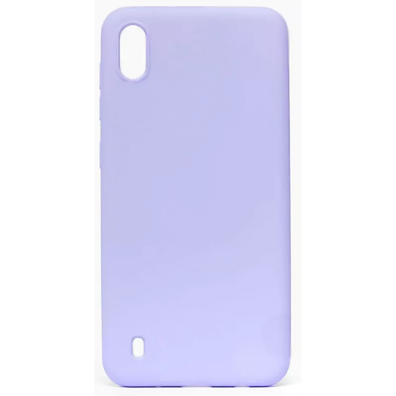 Evelatus Samsung Galaxy A10 Nano Silicone Case Soft Touch TPU Purple