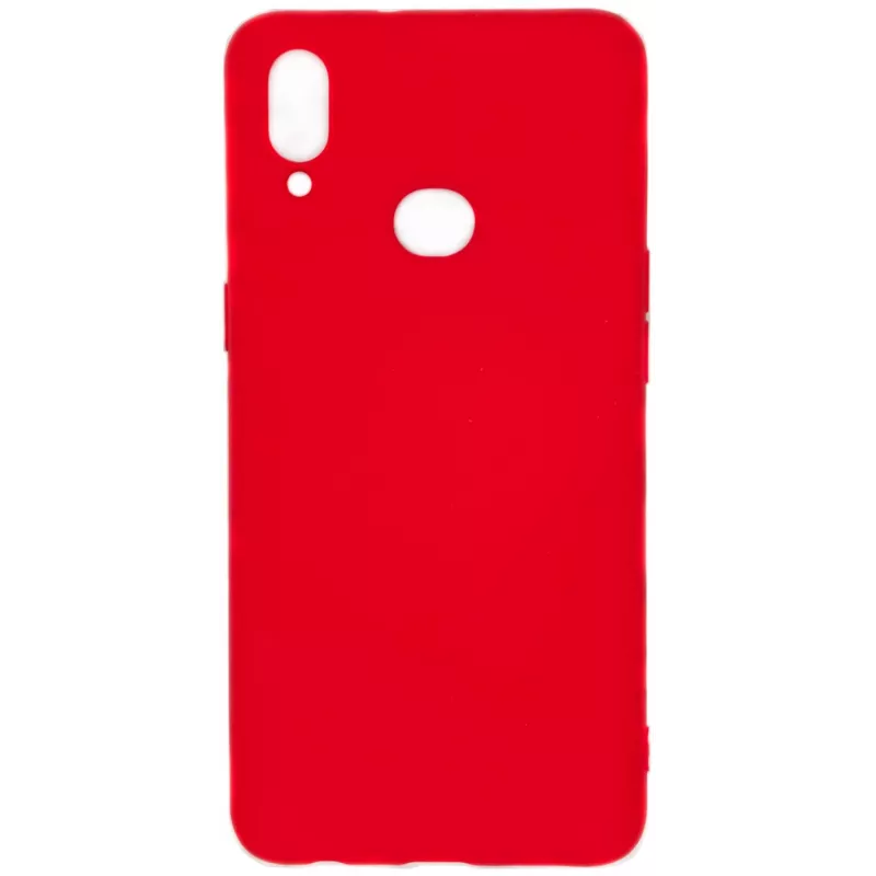 Evelatus Samsung Galaxy A10s Nano Silicone Case Soft Touch TPU Red