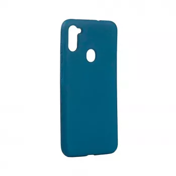 EVELATUS Samsung Galaxy A11 Nano Silicone Case Soft Touch TPU Blue