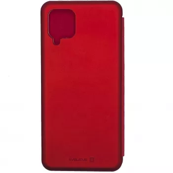 Evelatus Samsung Galaxy A12/M12 raamatukujuline ümbris, punane