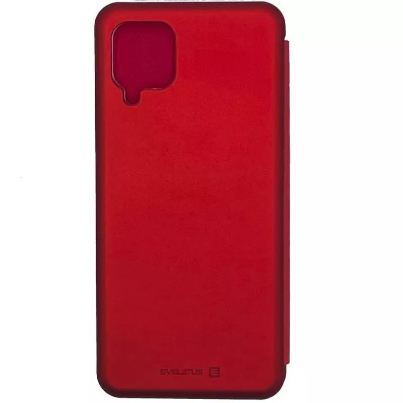 Evelatus Samsung Galaxy A12/M12 raamatukujuline ümbris, punane
