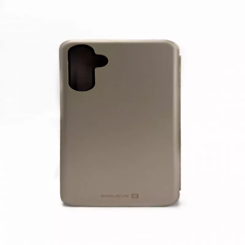 Evelatus Samsung Galaxy A14 5G raamatukujuline ümbris kuldne