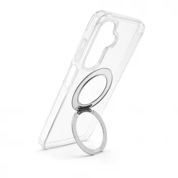 Evelatus Samsung Galaxy A17 4G / A17 5G hübriidkate MagSafe PC+TPU 360 metallaluse läbipaistev