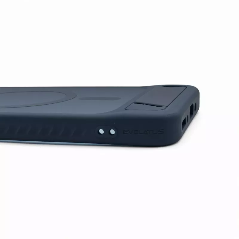 Evelatus Samsung Galaxy A17 4G / A17 5G kummikattega MagSafe alusega ümbris mereväesinine