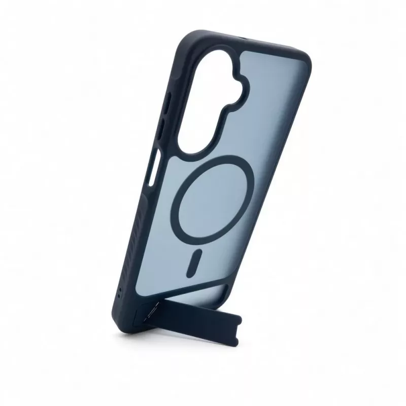 Evelatus Samsung Galaxy A17 4G / A17 5G kummikattega MagSafe alusega ümbris mereväesinine
