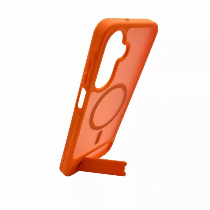 Evelatus Samsung Galaxy A17 4G / A17 5G kummikattega MagSafe alusega ümbris oranž