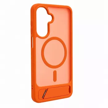 Evelatus Samsung Galaxy A17 4G / A17 5G kummikattega MagSafe alusega ümbris oranž