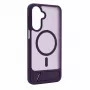 Evelatus Samsung Galaxy A17 4G / A17 5G kummikattega MagSafe alusega ümbris lilla