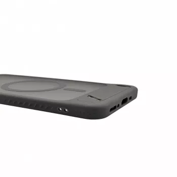 Evelatus Samsung Galaxy A17 4G / A17 5G kummikattega MagSafe alusega ümbris suitsuhall