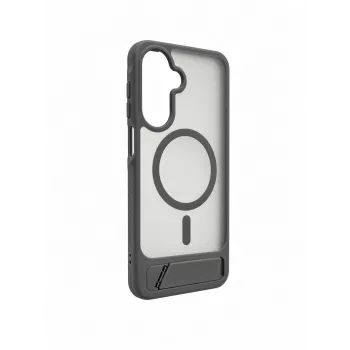 Evelatus Samsung Galaxy A17 4G / A17 5G kummikattega MagSafe alusega ümbris suitsuhall