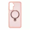 Evelatus Samsung Galaxy A17 4G / A17 5G Shield Case koos MagSafe ja alusega, matt heleroosa