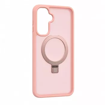 Evelatus Samsung Galaxy A17 4G / A17 5G Shield Case koos MagSafe ja alusega, matt heleroosa