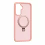 Evelatus Samsung Galaxy A17 4G / A17 5G Shield Case koos MagSafe ja alusega, matt heleroosa