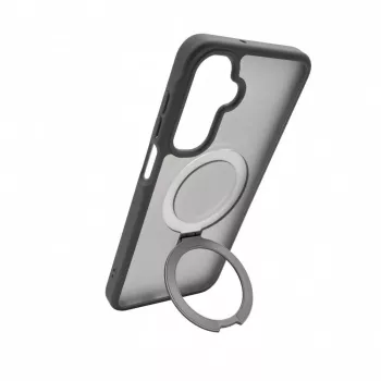 Evelatus Samsung Galaxy A17 4G / A17 5G kaitseümbris MagSafe ja alusega, matt suitsuhall