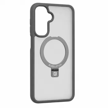 Evelatus Samsung Galaxy A17 4G / A17 5G kaitseümbris MagSafe ja alusega, matt suitsuhall