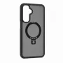 Evelatus Samsung Galaxy A17 4G / A17 5G kaitsekarp MagSafe ja alusega, matt must