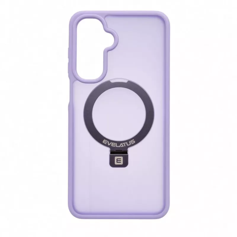 Evelatus Samsung Galaxy A17 4G / A17 5G kaitseümbris MagSafe'i ja alusega, matt rõngas, lavendel lilla