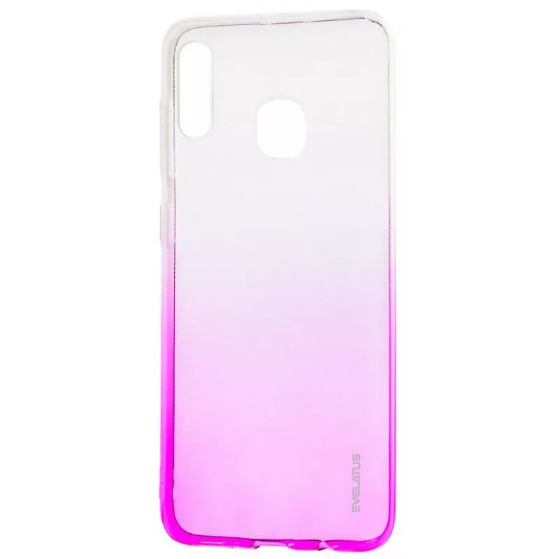 Evelatus Samsung Galaxy A20e Gradient TPU ümbris Roosa-punane