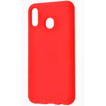 Evelatus Samsung Galaxy A20e Nano Silicone Case Soft Touch TPU Red