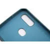 Evelatus Samsung Galaxy A20e pehme puudutusega silikoonist ümbris rihmaga, sinine