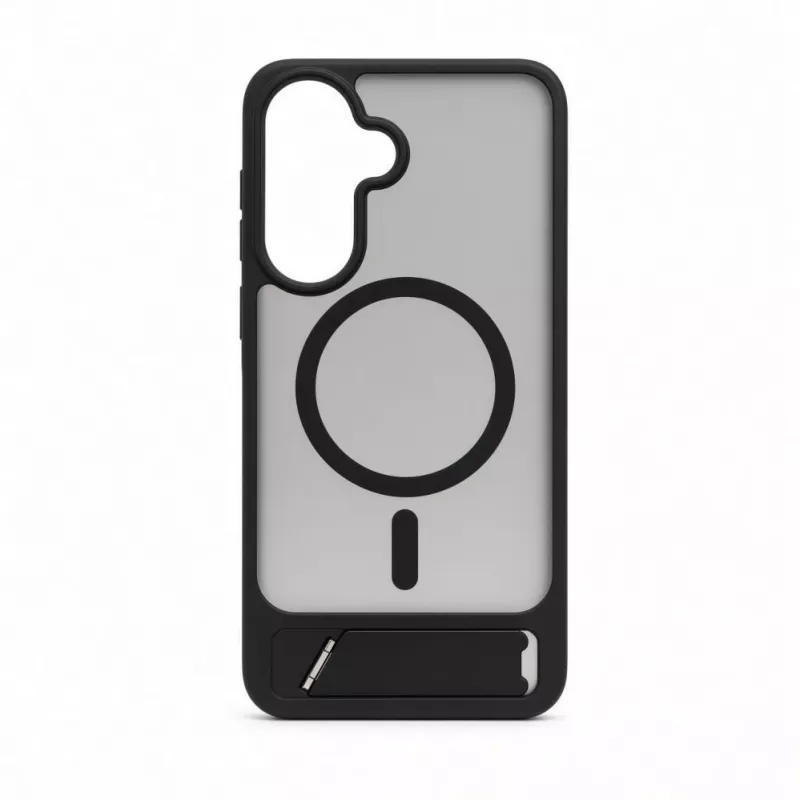 Evelatus Samsung Galaxy A37 / A36 kummikattega MagSafe alusega must ümbris