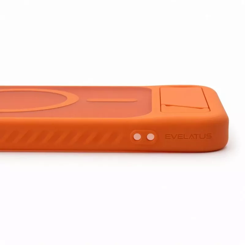 Evelatus Samsung Galaxy A37 / A36 kummikattega MagSafe alusega ümbris oranž