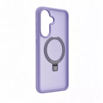 Evelatus Samsung Galaxy A37 / A36 kaitseümbris MagSafe'i ja alusega, matt lavendel-lilla