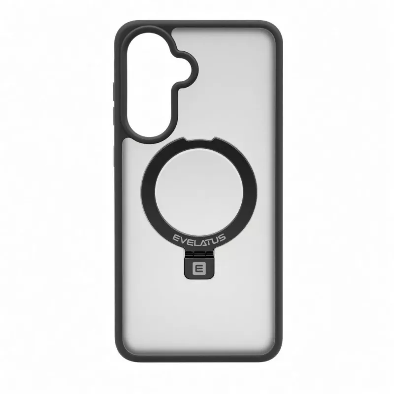 Evelatus Samsung Galaxy A37 / A36 kaitseümbris MagSafe ja alusega, matt suitsuhall