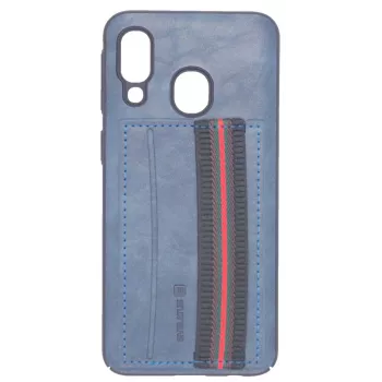 Evelatus Samsung Galaxy A40 Cubit Blue Back Cover