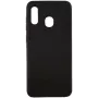 Evelatus Samsung Galaxy A40 Silikoonkate Must