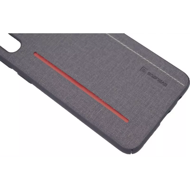 Evelatus Samsung Galaxy A50 / A30s / A50s Silikoonist tagakaas Must