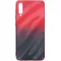 Evelatus Samsung Galaxy A50 Water Ripple Full Color Electroplating Tempered Glass Gradient Red-Black