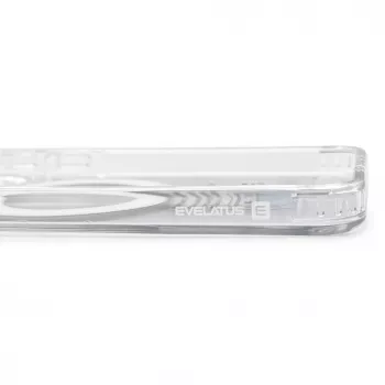 Evelatus Samsung Galaxy A57 hübriidkate MagSafe PC+TPU 360 metallaluse läbipaistev