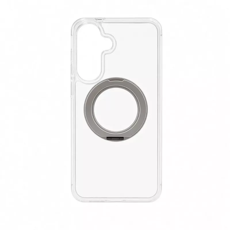 Evelatus Samsung Galaxy A57 hübriidkate MagSafe PC+TPU 360 metallaluse läbipaistev