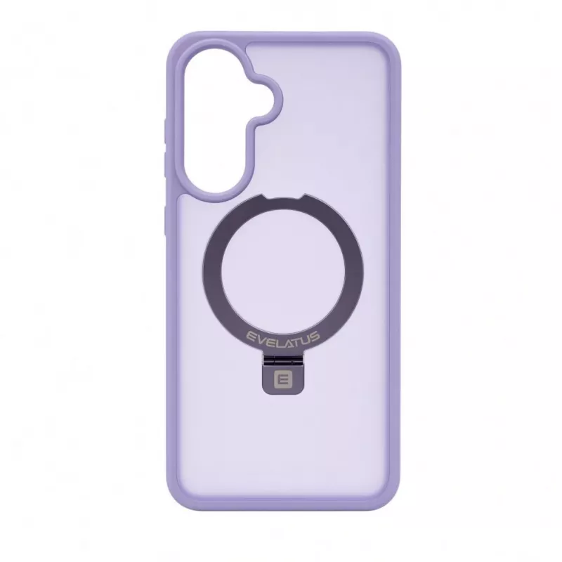 Evelatus Samsung Galaxy A57 kaitseümbris MagSafe'i ja alusega, matt lavendlililla