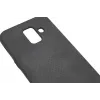 Evelatus Samsung Galaxy A6 2018 TPU Case with Metal Plate for Magnetic Car Holder Black