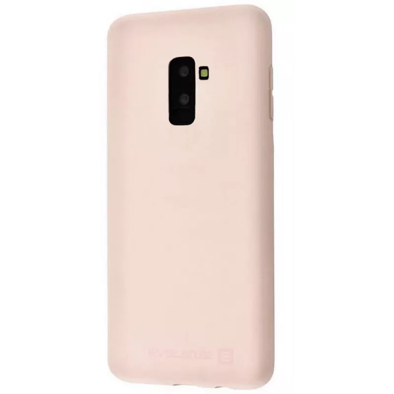 Evelatus Samsung Galaxy A6 Plus 2018 Silicone Case Pink Sand