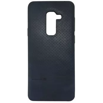 Evelatus Samsung Galaxy A6 Plus 2018 TPU Case 1 with Metal Plate (Magnetic Car Mount Compatible) Blue