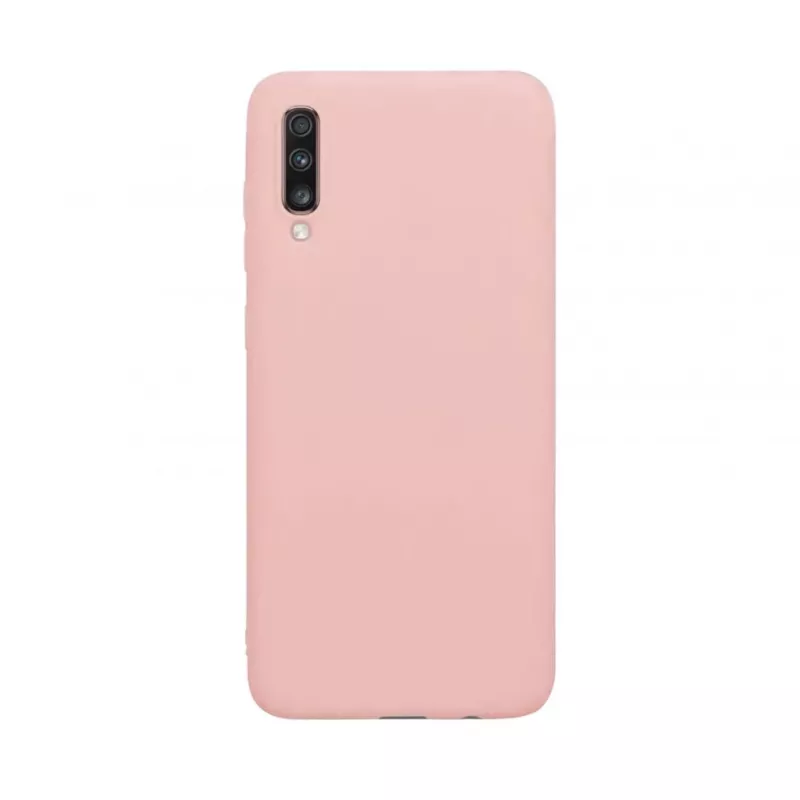 Evelatus Samsung Galaxy A70 Nano Silicone Case Soft Touch TPU Beige