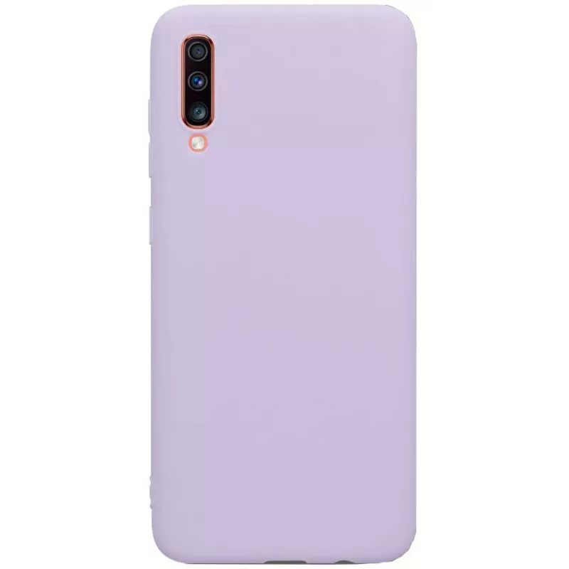 Evelatus Samsung Galaxy A70 Nano Silicone Case Soft Touch TPU Blue