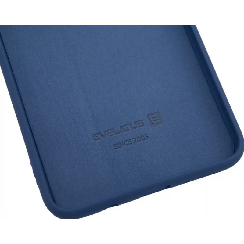 Evelatus Samsung Galaxy A70 Nano Silicone Case Soft Touch TPU Dark Blue