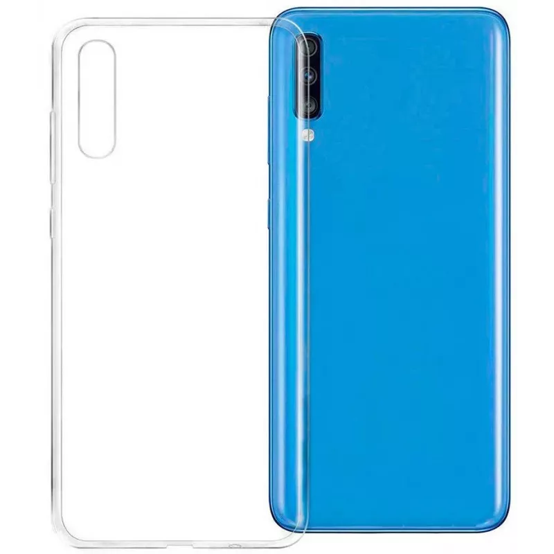 Evelatus Samsung Galaxy A70 Silicone Case Transparent
