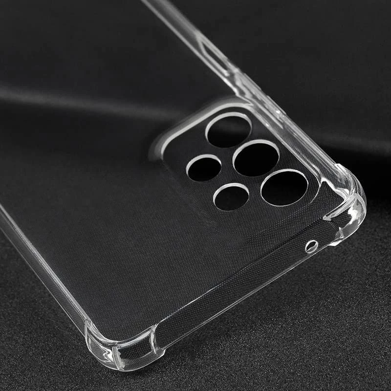 Evelatus Samsung Galaxy A73 5G Military Shockproof Silicone Case TPU Transparent