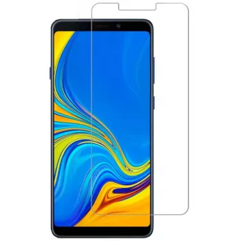 Evelatus Samsung Galaxy A9 2018 0.33mm Flat Clear Tempered Glass Screen Protector with Japan Glue, Anti-Static
