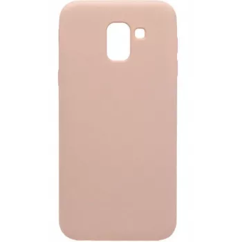 Evelatus Samsung Galaxy J6+ Silicone Case Pink Sand