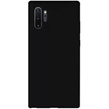 Evelatus Samsung Galaxy Note 10 Plus Premium Soft Touch Silikoonist tagakaas, must
