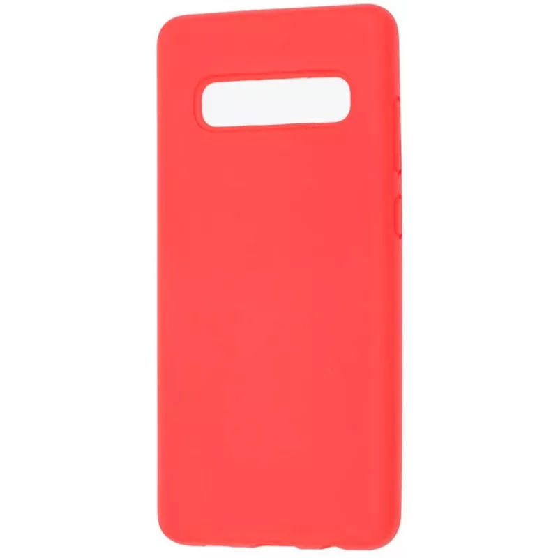 Evelatus Samsung Galaxy S10 Plus Nano Silicone Case Soft Touch TPU Red