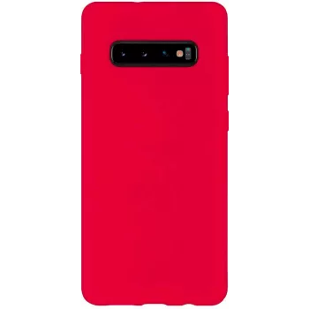 Evelatus Samsung Galaxy S10 Plus pehme silikoonist kate punane