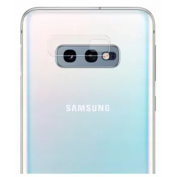 Evelatus Samsung Galaxy S10e kaamera objektiivi klaasi asendus - läbipaistev musta raamiga