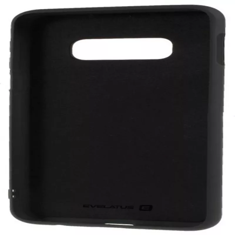 Evelatus Samsung Galaxy S10e Nano Silicone Case Soft Touch TPU Black